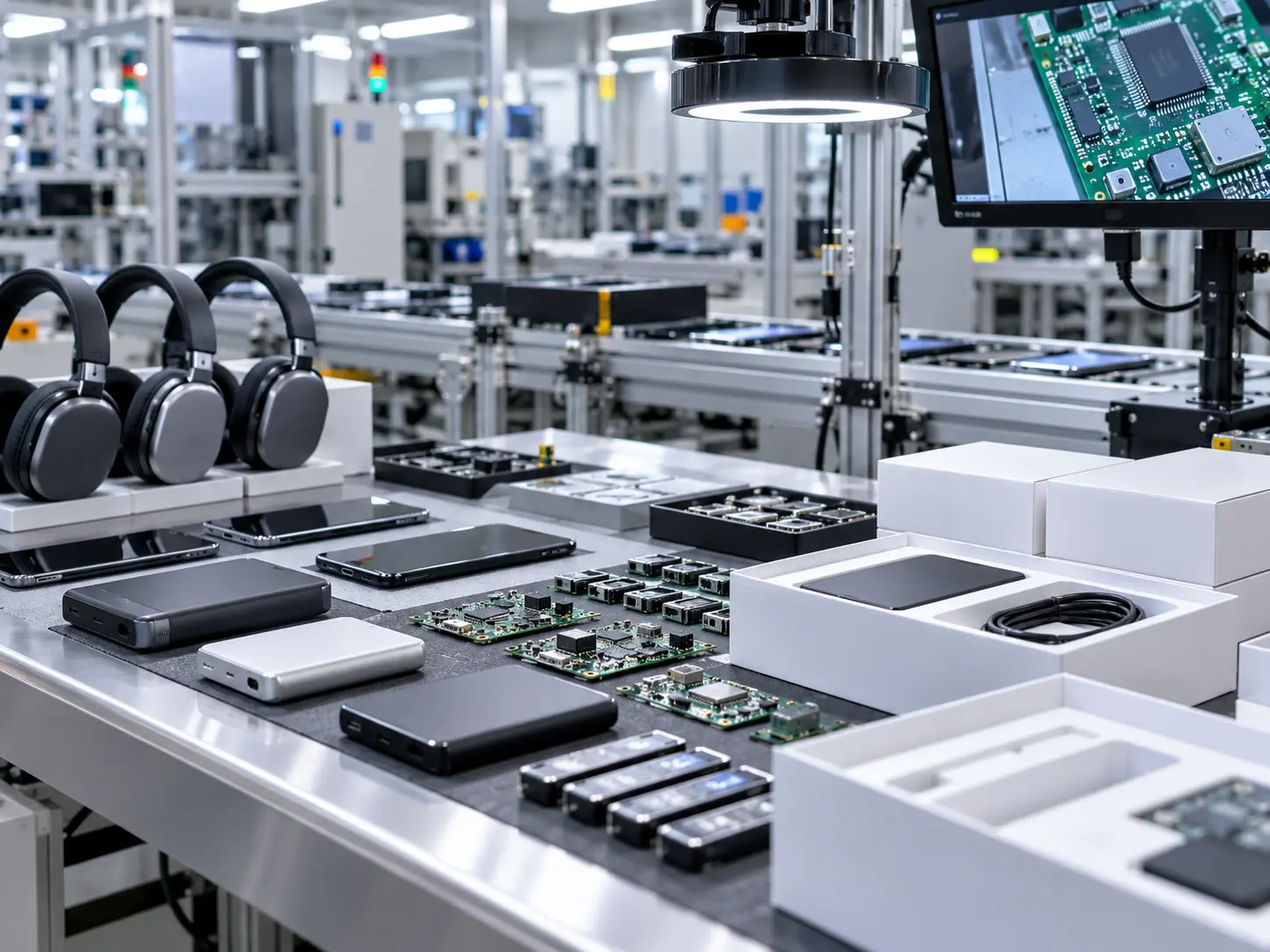 Electronic devices and components