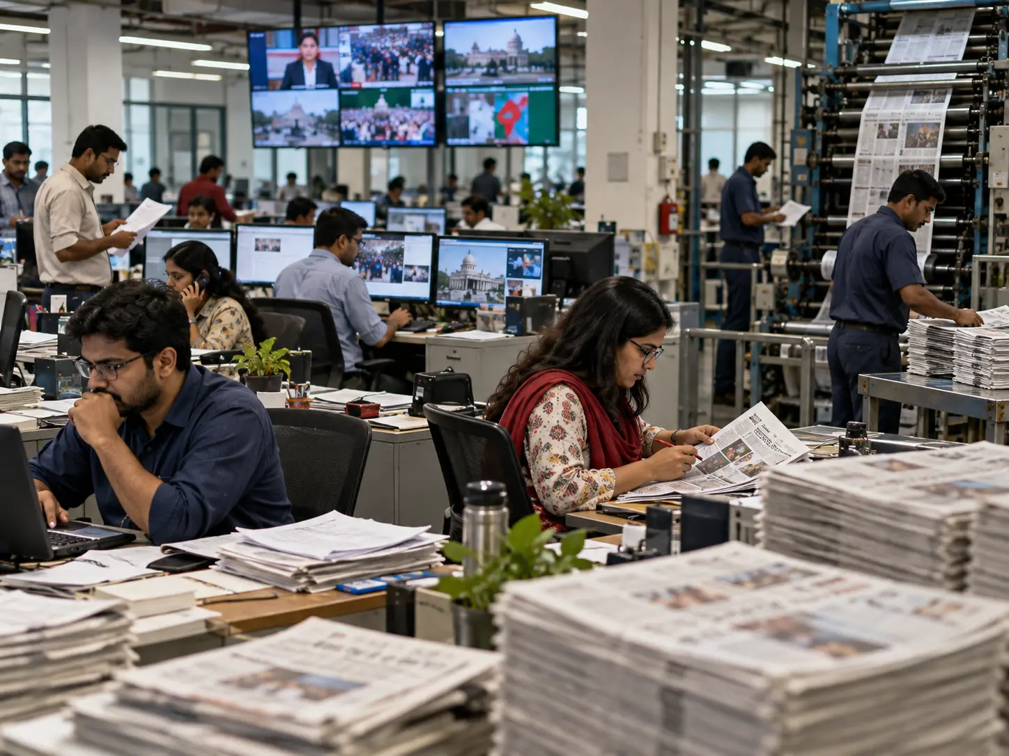 Newsroom and press